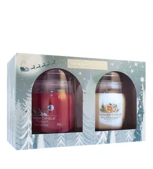Yankee Candle Bright Lights set regalo candela signature media 2 x 368 g