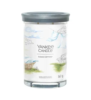 Yankee Candle Clean Cotton signature tumbler grande 567 g