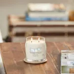 Candela Yankee Candle Clean Cotton firma signature media 368 g