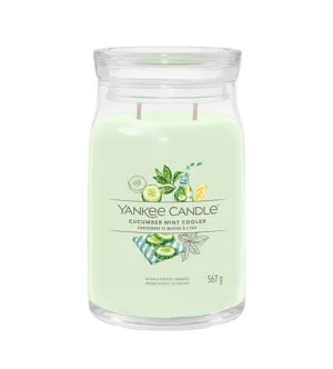 Yankee Candle Cucumber Mint Cooler Signature candela grande 567 g