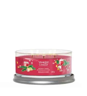Yankee Candle Holiday Cheer signature tumbler 5 stoppini 340 g