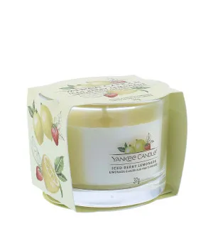 Yankee Candle Iced Berry Lemonade candela votiva in vetro 37 g