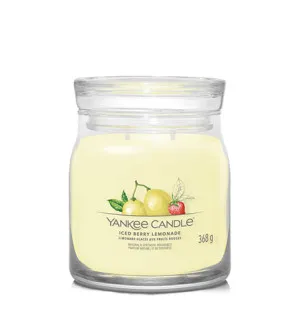 Yankee Candle Iced Berry Lemonade candela signature media 368 g