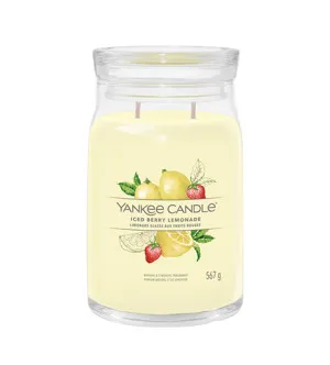 Yankee Candle Iced Berry Lemonade candela signature grande 567 g