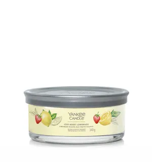 Yankee Candle Iced Berry Lemonade signature tumbler 5 stoppini 340 g