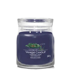 Yankee Candle Lakefront Lodge candela firma media 368 g