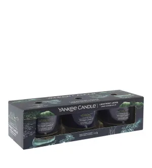 Yankee Candle Lakefront Lodge candela votiva in vetro 3 x 37 g
