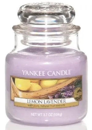 Yankee Candle Lemon Lavender candela profumata 104 g