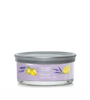 Yankee Candle Lemon Lavender signature tumbler 5 stoppini 340 g