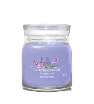 Yankee Candle Lilac Blossoms candela signature media 368 g