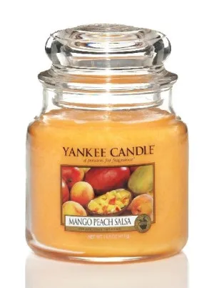 Candela profumata Yankee Candle Mango Peach Salsa 411 g