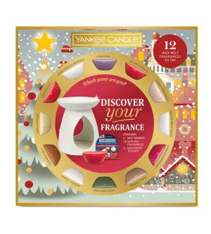 Yankee Candle Passport to the Holidays set regalo lampada aromatica + cera profumata 12x22 g