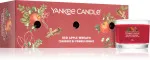 Red Apple Wreath candela votiva in vetro 3 x 37 g 3x37 g