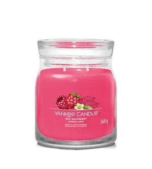 Yankee Candle Signature Red Raspberry candela profumata 368 g