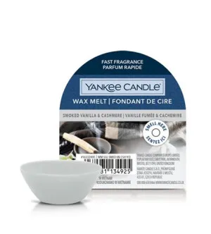 Yankee Candle Smoked Vanilla & Cashmere cera profumata 22 g