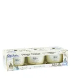 Snow Globe Wonderland candela votiva in vetro 3 x 37 g 3x37 g