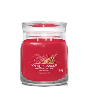 Yankee Candle Sparkling Cinnamon signature candela media 368 g