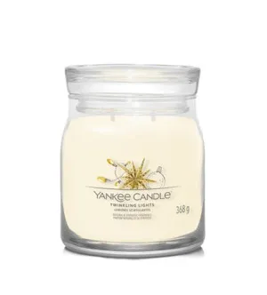 Yankee Candle Twinkling Lights signature candela media 368 g