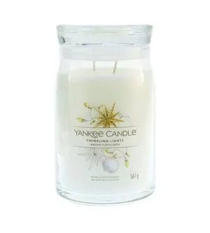 Yankee Candle Twinkling Lights Signature candela grande 567 g