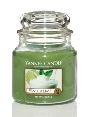 Yankee Candle Vanilla Lime candela profumata 411 g