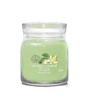 Yankee Candle Vanilla Lime candela signature media 368 g