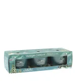 Winter Night Stars candela votiva in vetro 3 x 37 g 3x37 g