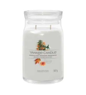 Yankee Candle Woodland Weekend Memories Signature candela grande 567 g