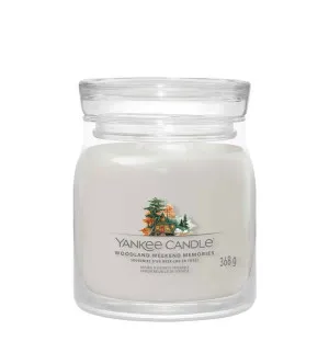 Yankee Candle Woodland Weekend Memories candela signature media 368 g
