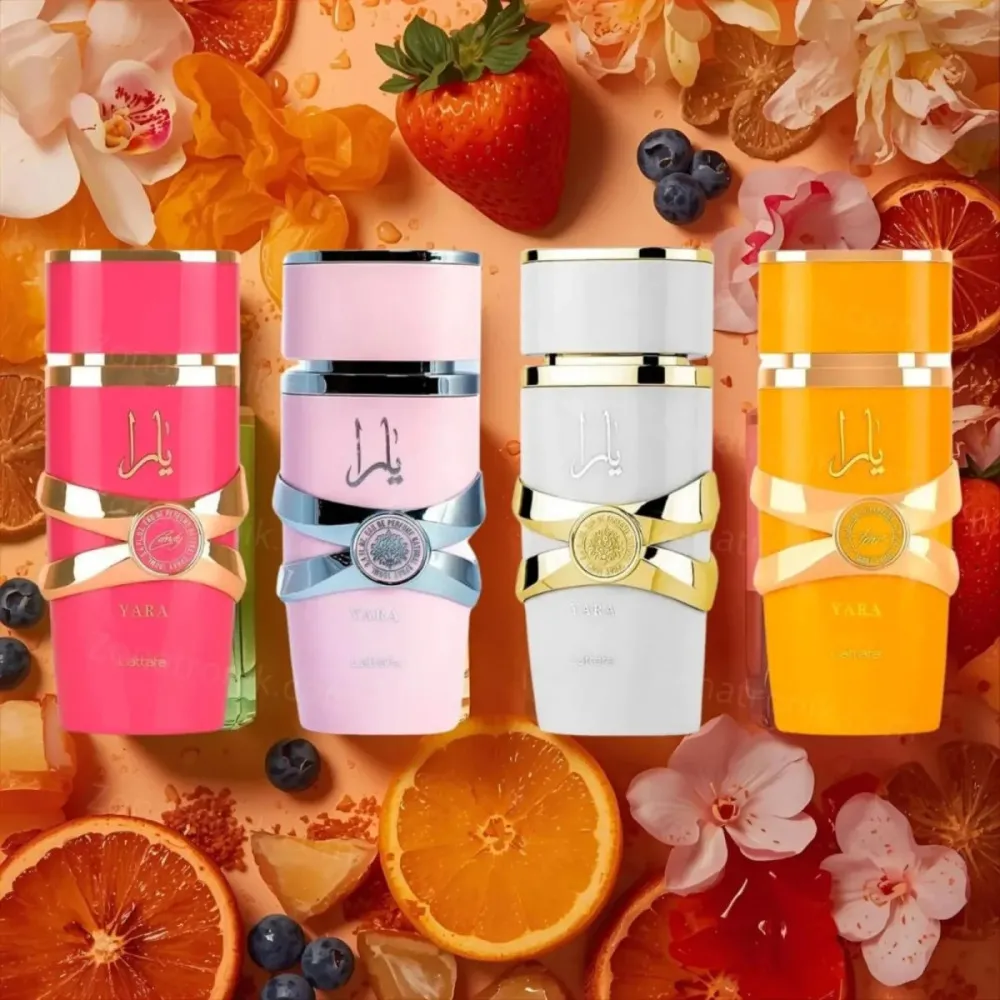 Yara EDP Yara 25 ml + EDP Yara Candy 25 ml + EDP Yara Moi 25 ml + EDP Yara Tous 25 ml Donna 100 ml