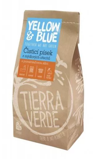 Tierra Verde Sabbia per la pulizia (sacchetto 1 kg) - con arancia