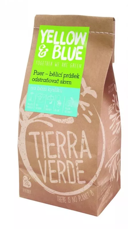 Tierra Verde Puer - polvere sbiancante per il lavaggio (sacchetto 1 kg)