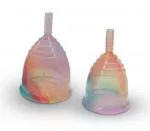 Yuuki Coppetta mestruale Rainbow - Small Soft - incl. coppetta sterilizzatrice