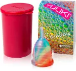 Yuuki Coppetta mestruale Rainbow - Small Soft - incl. coppetta sterilizzatrice