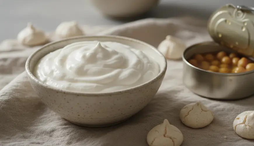 Aquafaba ovvero il liquido dei ceci sostituisce le uova in pasticceria