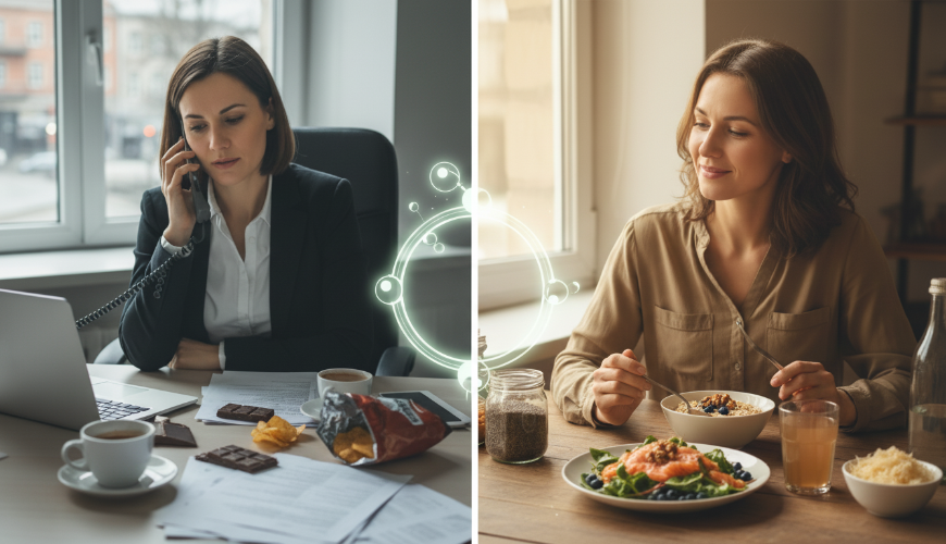 Cosa mangiare in caso di stress e quali alimenti evitare per sentirsi meglio ogni giorno