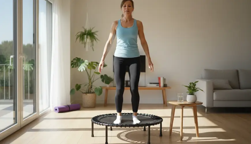 # Trampolino domestico come allenamento efficace per il sistema linfatico