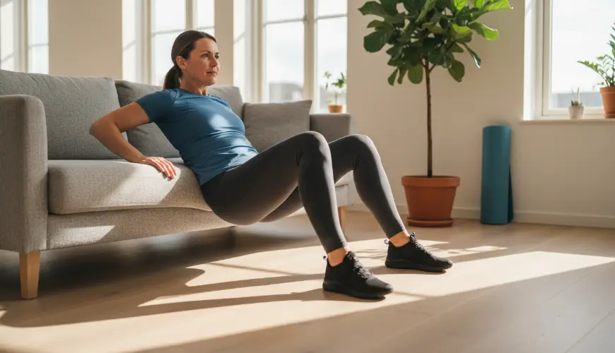 # Hip thrust sul divano come allenamento casalingo per glutei forti