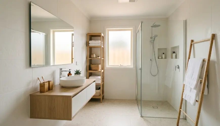 I un piccolo bagno può essere funzionale e bello