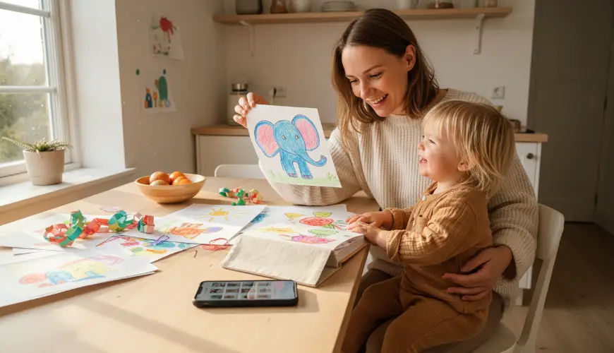 # Come gestire i lavori creativi dei bambini senza sensi di colpa