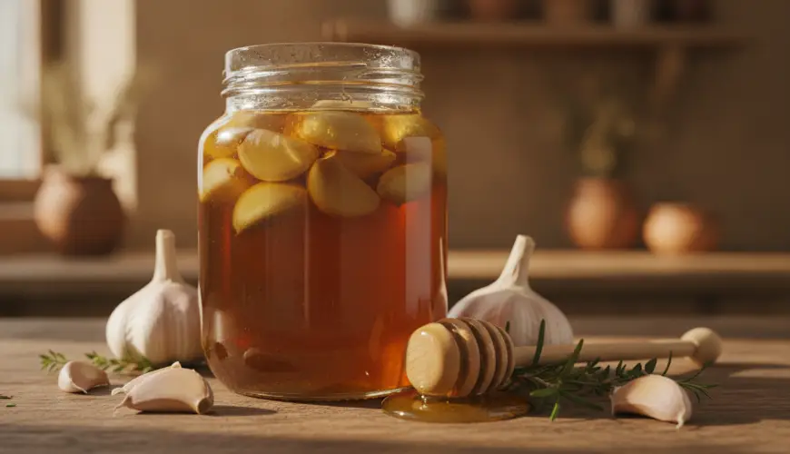 # Come preparare gli spicchi d'aglio fermentati nel miele

## Ingredienti

- Čerstvé stroužky česnek