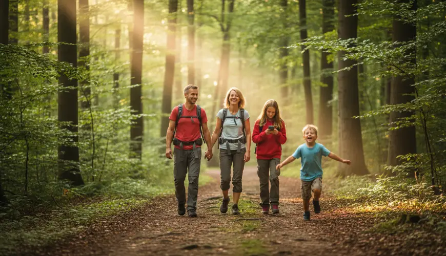 Come coinvolgere tutta la famiglia nel movimento all'aperto