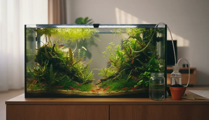 # Come gestire la manutenzione delle piante acquatiche e dell'acquario senza chimica

La manutenzion