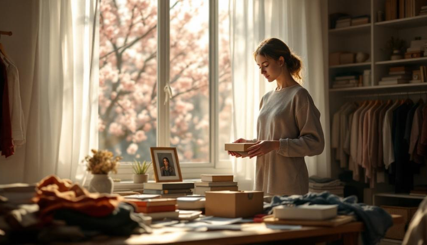 La primavera come un nuovo inizio che ti aiuta a lasciare andare le vecchie cose e i pensieri
