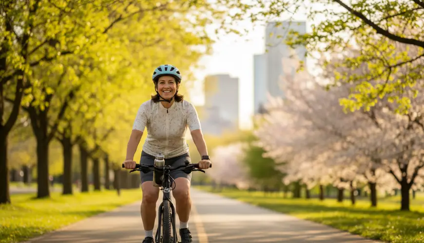 Andare in bicicletta fa bene al corpo e alla mente
