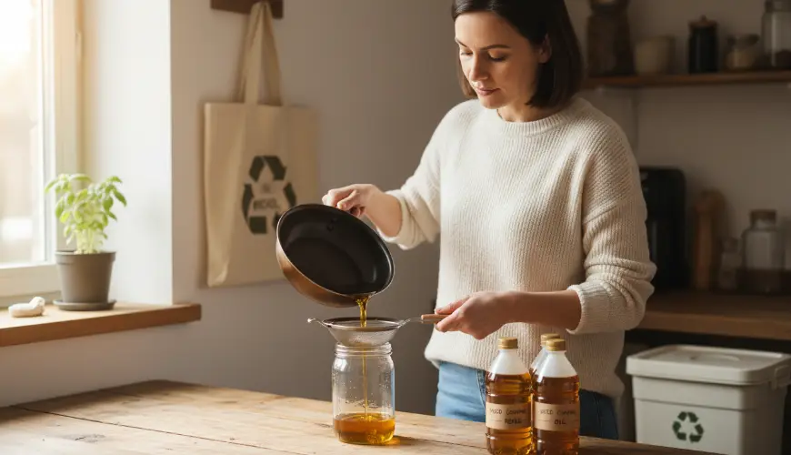 # Dove portare l'olio da frittura usato e perché è importante