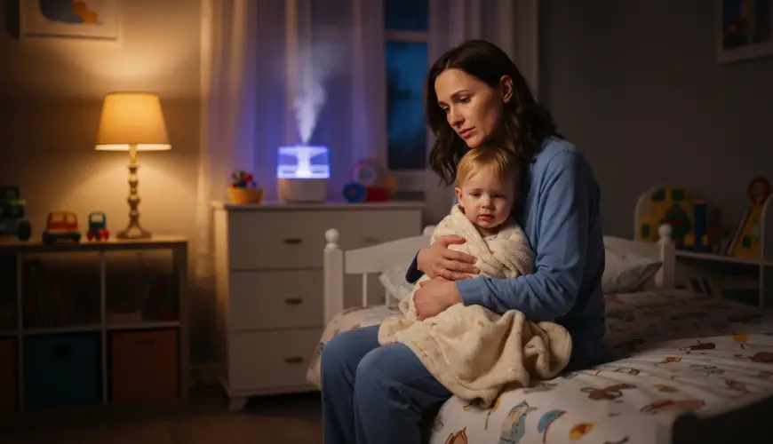 # Laringite nei bambini e la tosse abbaiante notturna che spaventa i genitori