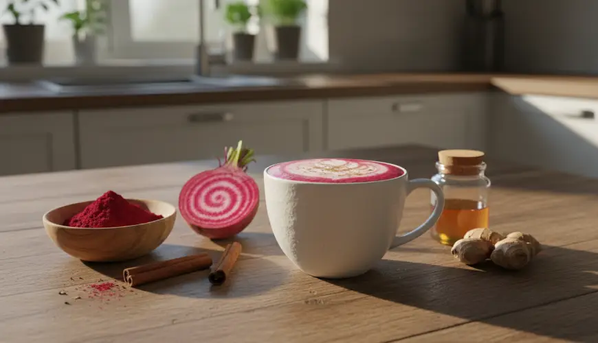Il latté di barbabietola rossa fa bene alla salute e al palato