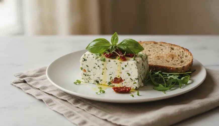Leggera terrina di cottage cheese ricca di proteine vi sazierà