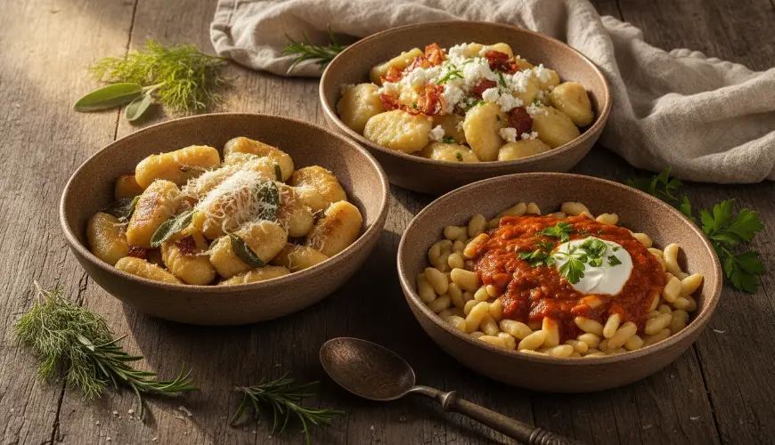 # Nokedli, halušky, gnocchi e la loro parentela