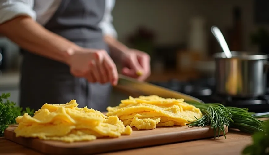Scopri la magia dei tagliolini fritta nella zuppa tradizionale